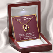 To My Sexy Hot Wife | Forever Love Necklace |