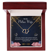Everlasting Love necklace for Police Wife