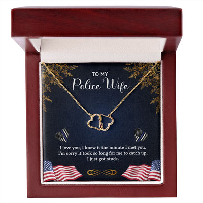 Everlasting Love necklace for Police Wife