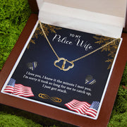 Everlasting Love necklace for Police Wife