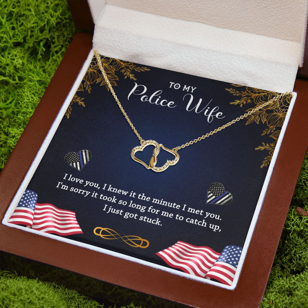 Everlasting Love necklace for Police Wife