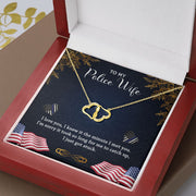 Everlasting Love necklace for Police Wife