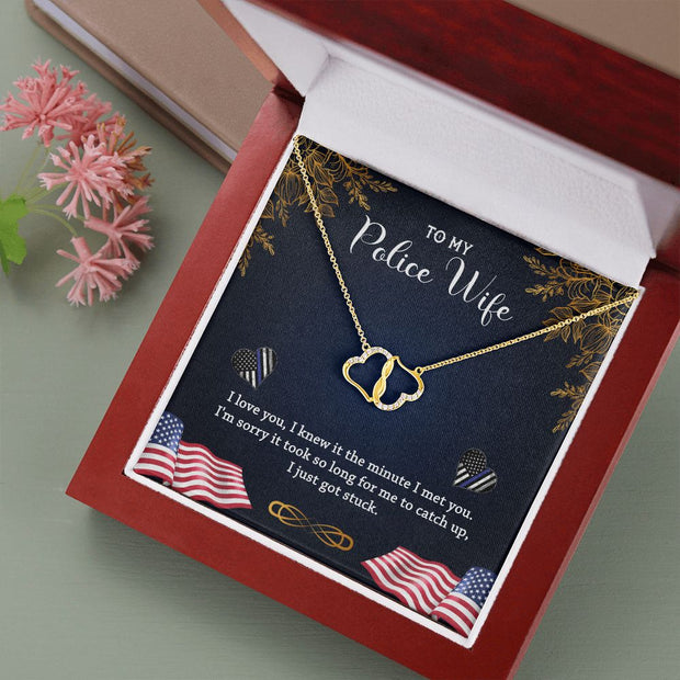 Everlasting Love necklace for Police Wife
