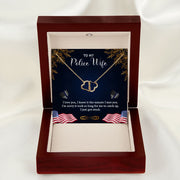 Everlasting Love necklace for Police Wife