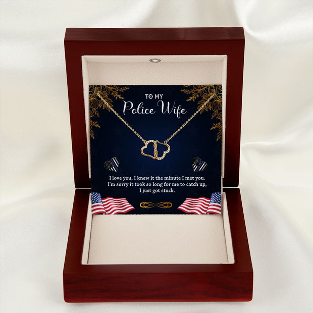 Everlasting Love necklace for Police Wife