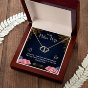 Everlasting Love necklace for Police Wife