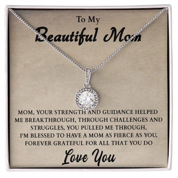 To My Beautiful Mom | Eternal Hope Necklace