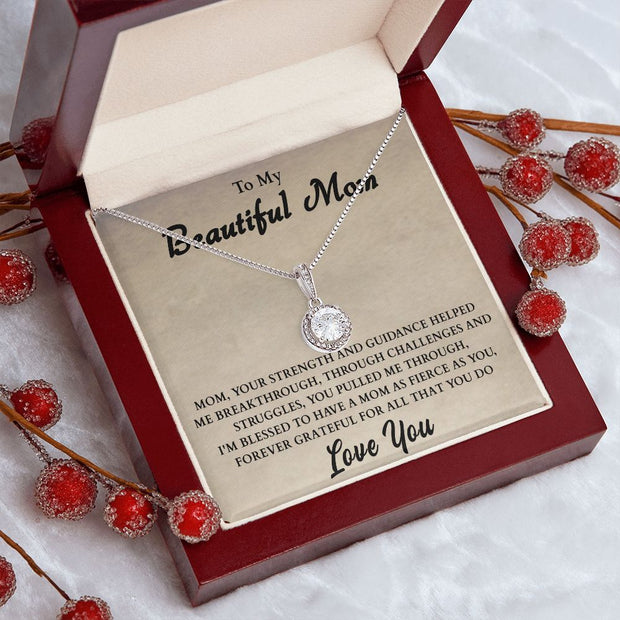 To My Beautiful Mom | Eternal Hope Necklace