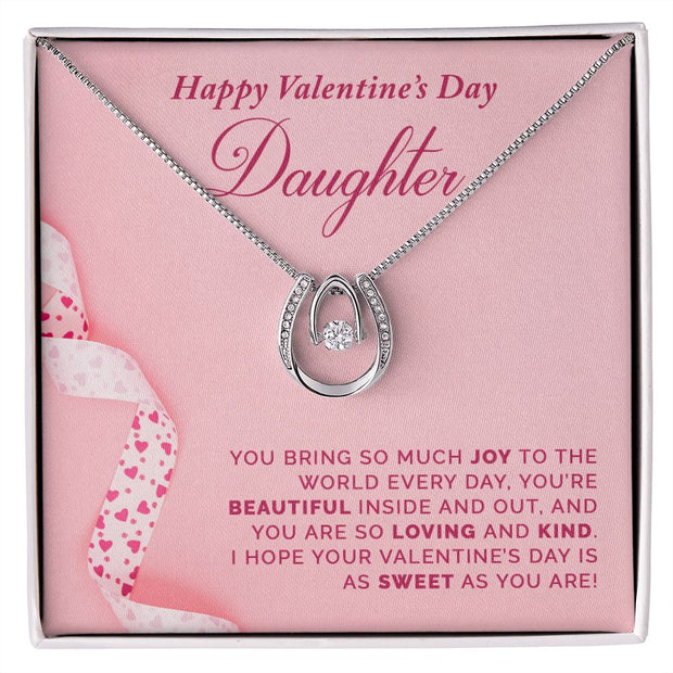 To My Daughter | Lucky in Love Necklace |