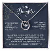 To My Daughter | Lucky in Love Necklace |