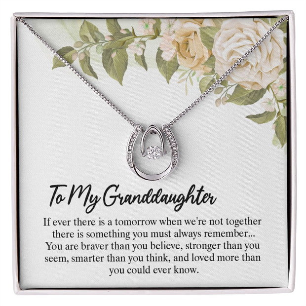 To My Granddaughter | Lucky in Love Necklace |