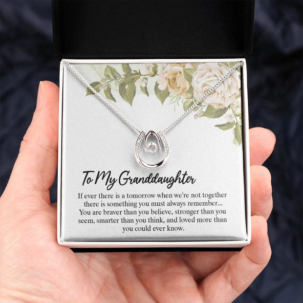 To My Granddaughter | Lucky in Love Necklace |