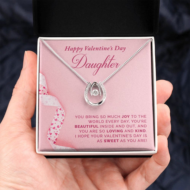 To My Daughter | Lucky in Love Necklace |