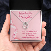 To My Daughter | Lucky in Love Necklace |
