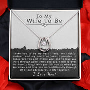 To My Wife To Be | Lucky in Love Necklace