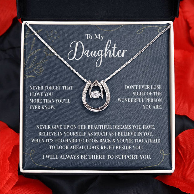 To My Daughter | Lucky in Love Necklace |