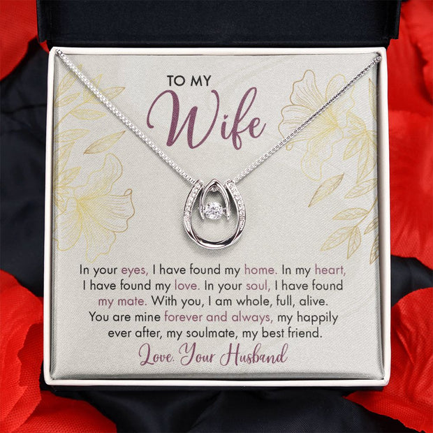 To My Wife | Lucky in Love Necklace |