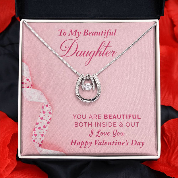 To My Daughter | Lucky in Love Necklace |