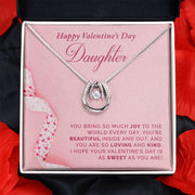 To My Daughter | Lucky in Love Necklace |