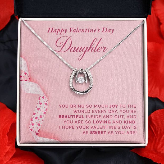 To My Daughter | Lucky in Love Necklace |