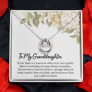 To My Granddaughter | Lucky in Love Necklace |