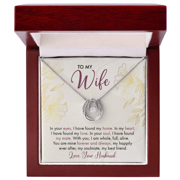 To My Wife | Lucky in Love Necklace |