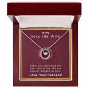 To My Sexy Hot Wife | Lucky in Love Necklace |