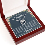 To My Beautiful Daughter on Becoming a Mother Blank | Lucky in Love Necklace | Valentine's Day