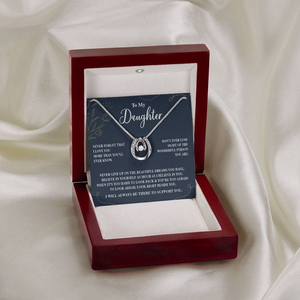 To My Daughter | Lucky in Love Necklace |