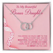 To my Bonus Daughter | Perfect Pair Necklace |