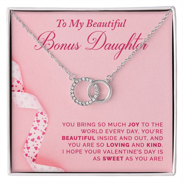 To my Bonus Daughter | Perfect Pair Necklace |