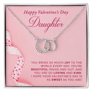 To my Daughter | Perfect Pair Necklace |