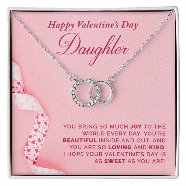 To my Daughter | Perfect Pair Necklace |