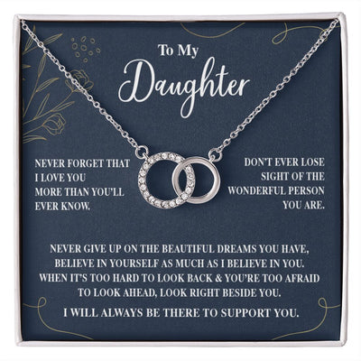 To My Daughter | Perfect Pair Necklace |