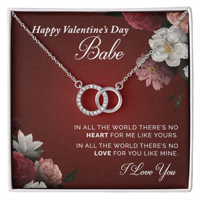 To My Babe | Perfect Pair Necklace |