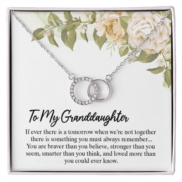 To My Granddaughter | Perfect Pair Necklace |