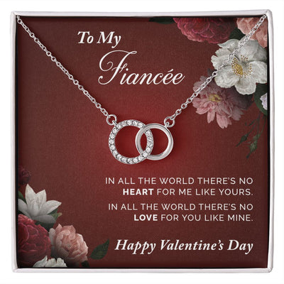 To My Fiancee | Perfect Pair Necklace |