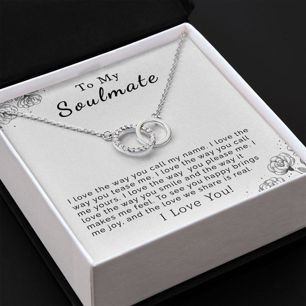 To My Soulmate | Perfect Pair Necklace