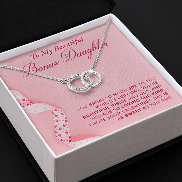 To my Bonus Daughter | Perfect Pair Necklace |