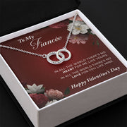 To My Fiancee | Perfect Pair Necklace |