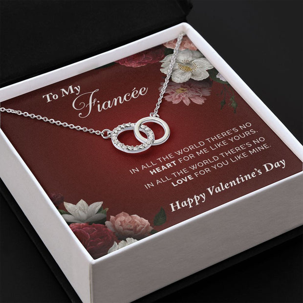 To My Fiancee | Perfect Pair Necklace |