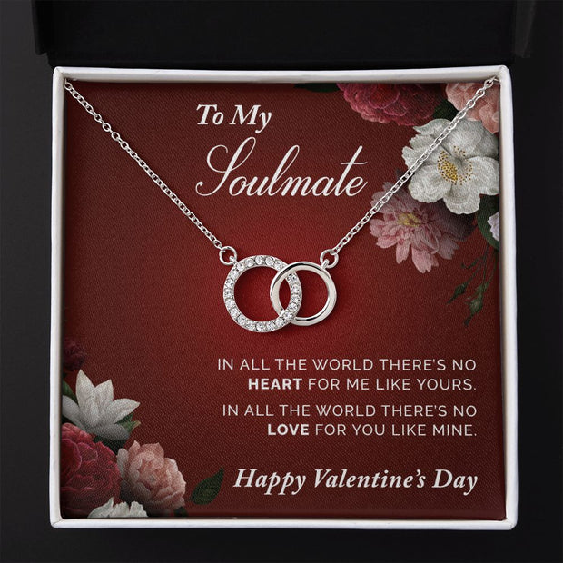 To My Soulmate | Perfect Pair Necklace |