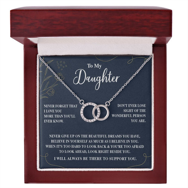 To My Daughter | Perfect Pair Necklace |