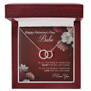 To My Babe | Perfect Pair Necklace |