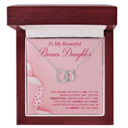 To my Bonus Daughter | Perfect Pair Necklace |