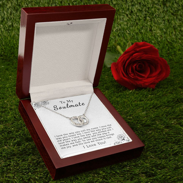 To My Soulmate | Perfect Pair Necklace