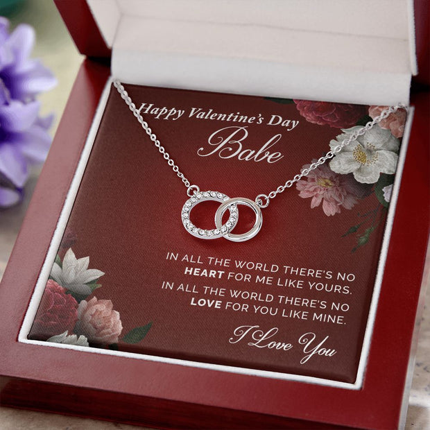 To My Babe | Perfect Pair Necklace |