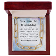 To My Beautiful Grandma | Forever Linked Necklace