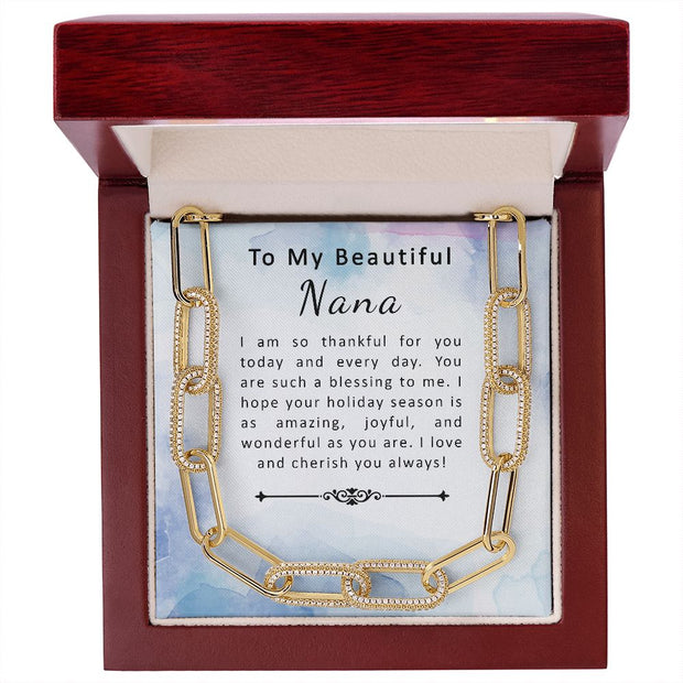 To My Beautiful Nana | Forever Linked Necklace