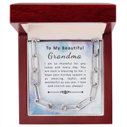 To My Beautiful Grandma | Forever Linked Necklace